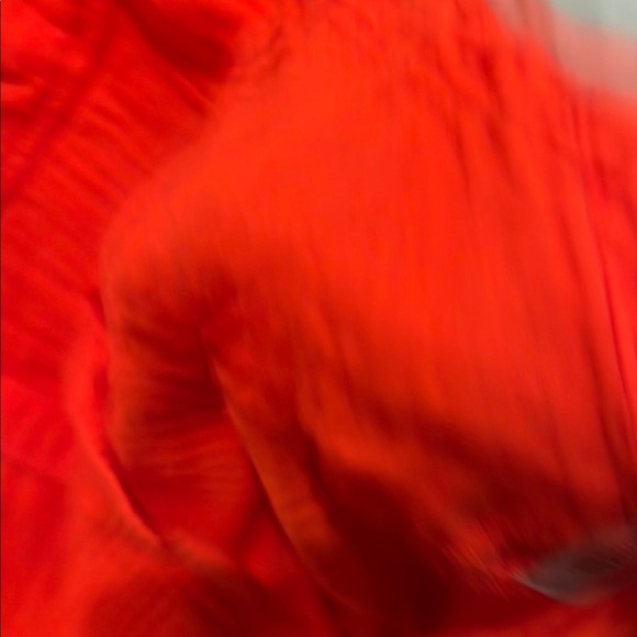 St. John's Bay Medium 100% cotton button up Vibrant Red Shirt - Picture 3 of 6